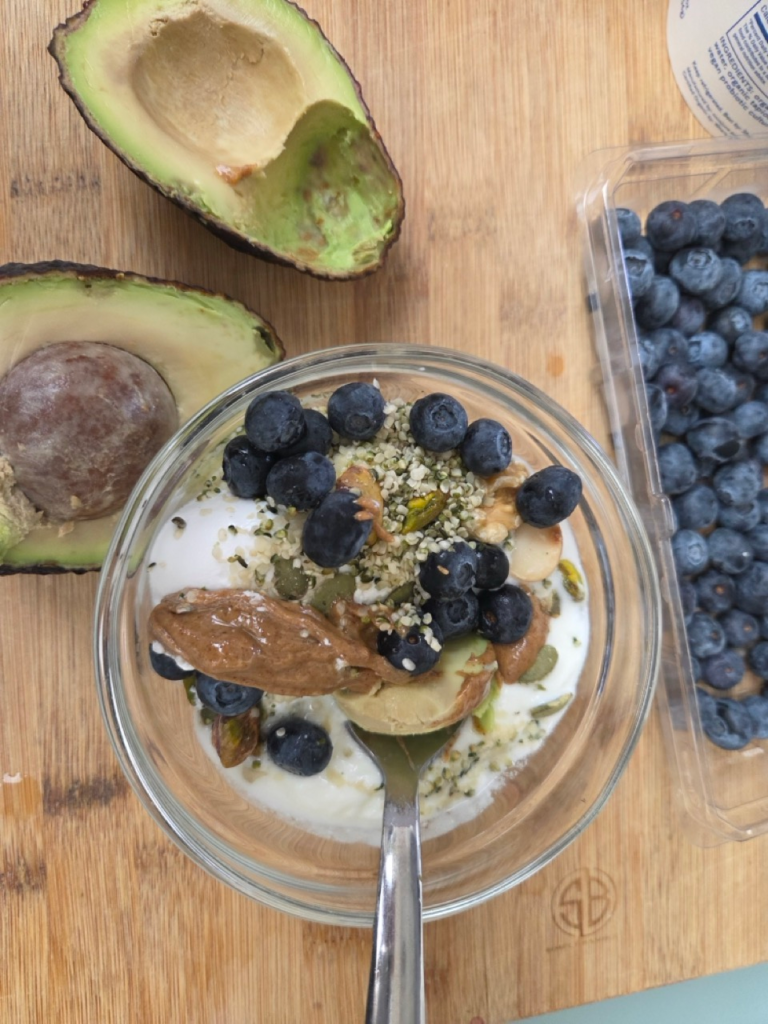 A bowl of healthy food